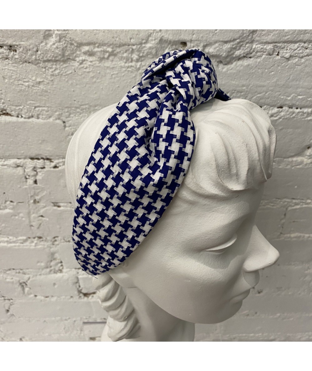 Royal Cotton Check Blair Headband