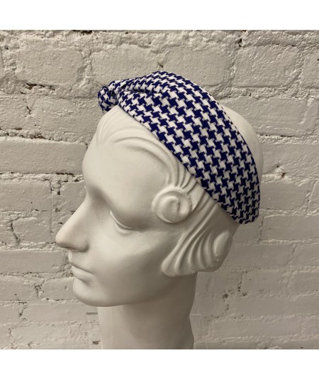 Royal Cotton Check Lana Headband