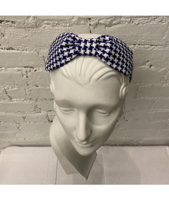 Royal Cotton Check Bow Headband