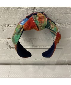 Multi Color Patchwork Cotton Blair Headband