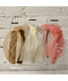 Nude - Ivory - Coral Tulle Color Option