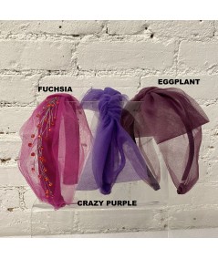 Fuchsia - Crazy Purple - Eggplant Tulle Color Option