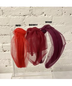 Red - Berry - Wine Tulle Color Option