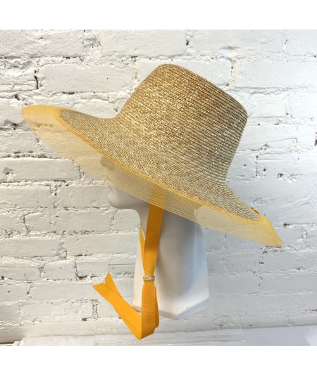 Soft Milan Straw Hat with Horse Hair Edge