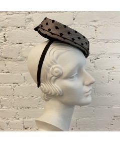 Dotted Tulle Betty Fascinator