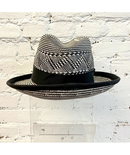 Italian Raffia Trilby Hat