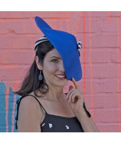 Straw Collie Hat with Jersey Turban
