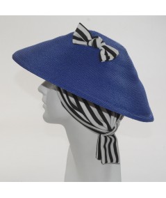 Straw Collie Hat with Jersey Turban