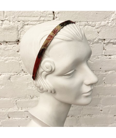 Silk Print Skinny Headband
