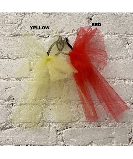 Yellow - Red Tulle