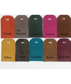 Orange - Tan Elephant - Forest - Fuchsia - Peanut - Yellow - Army - Turquoise - Brown 0 Burgundy Suede