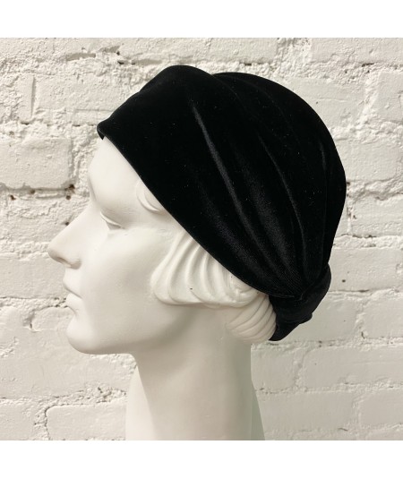 Black headband turban