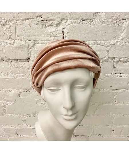 Blush headband turban