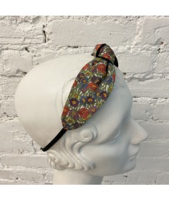 Daisy Multi iberty Print Turban Elastic Headband