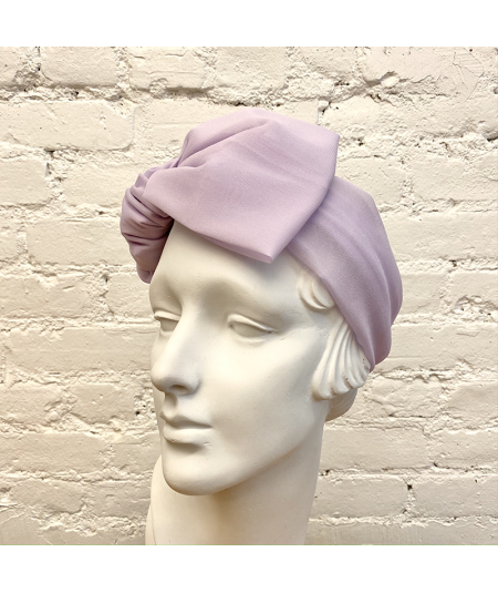 Lavender Silk Side Bow Headband