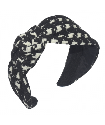 Jersey Checkers Side Turban Headband
