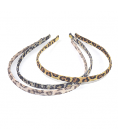 Jaguar - Leopard - Tiger Animal Print Velvet Skinny Headband