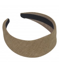 Sand Raffia Wide Headband