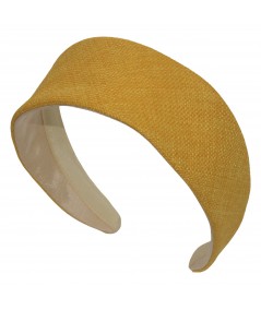 Sunflower Raffia Wide Headband
