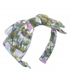Floral Double Bow Headband