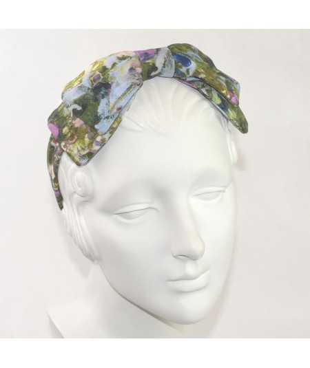 Floral Double Bow Headband