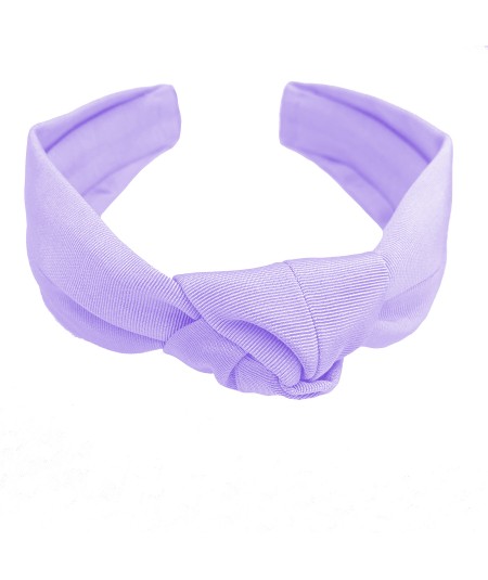 Lavender Grosgrain Texture Turban Headband
