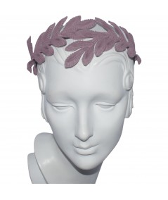 Old Rose Double Felt Flower Headband