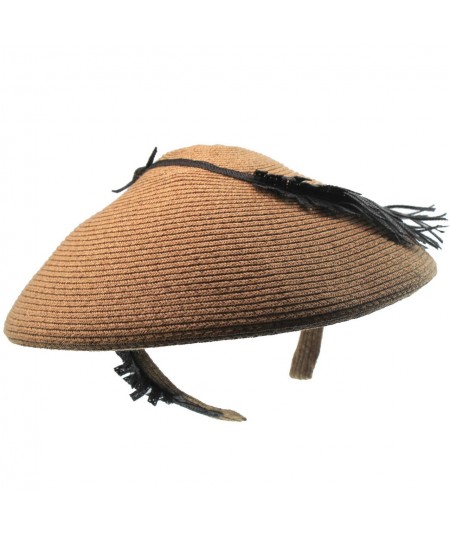 ht271-jennifer-ouellette-beret-headpiece-trimmed-with-straw-feather