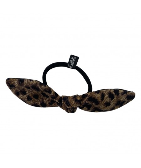 Leopard Knot Ponytail Holder  - 2