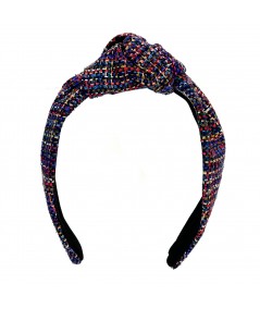 Tucumcari Silk Tweed Blair Center Turban Headband