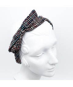 Santa Fe Tweed Bow Headband