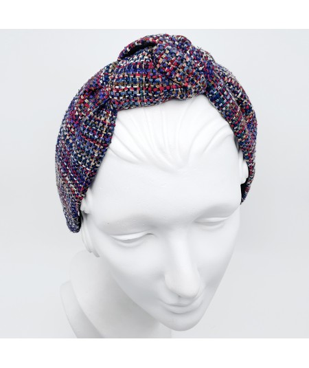 Tucumcari Silk Tweed Blair Center Turban Headband