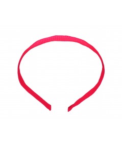 Pink Neon Skinny Grosgrain Headband