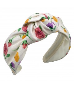 Cream 66 Floral Blair Turban Headband