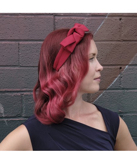 Red Cardinal Fortune Cookie Tie Headpiece