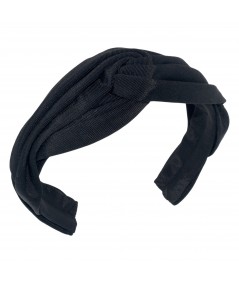 Black Grosgrain Twist Headband