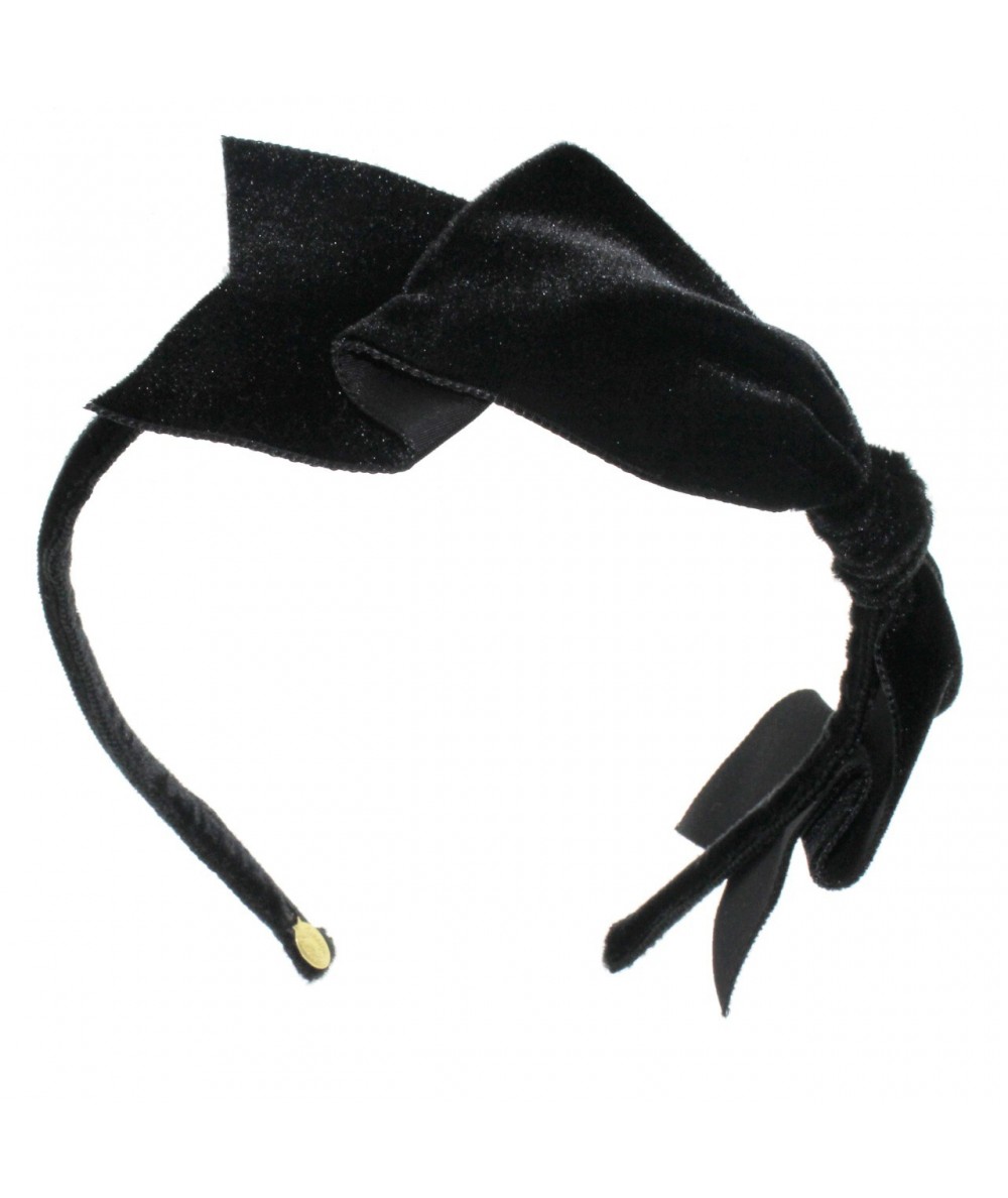 Jennifer Ouellette: Side Velvet Knot Bow Headband