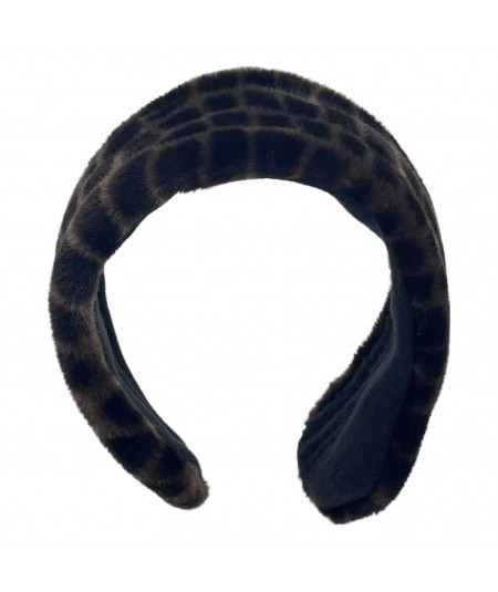 Leopard Print Faux Fur Earmuff  - 1