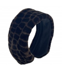 Leopard Print Faux Fur Earmuff  - 3