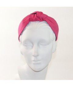 Hot Pink Linen Harlow Headband