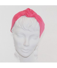 Hot Pink Linen Harlow Headband