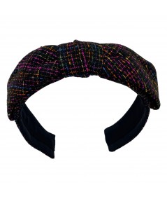 Time Square Sixties Tweed Bow Headband