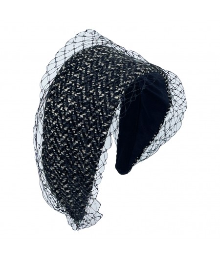 Detour Wool Extra Wide Headband with Changeable Veiling