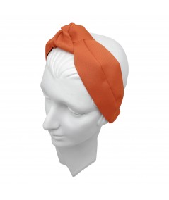 Orange Grosgrain Paramount Turban