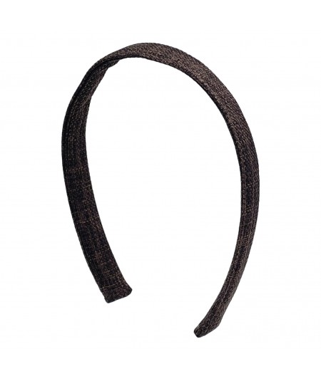 Walnut Raffia Medium Basic Headband