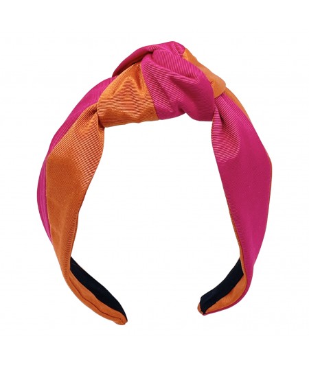 Orange - Cerise Blair Turban Headband
