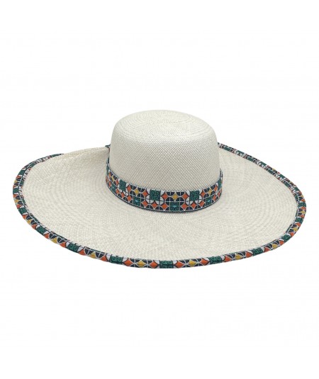 Embroidered Summer Hat