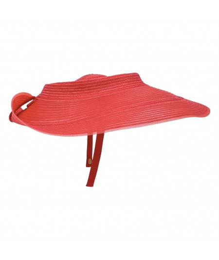 Side - Red Straw Headpiece