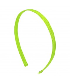 Green Neon grosgrain basic headband