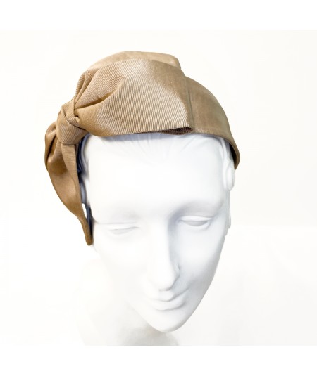 Pecan Bengaline Large Bow Headband